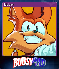 Series 1 - Card 1 of 8 - Bubsy