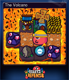 Series 1 - Card 5 of 6 - The Volcano