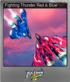 Series 1 - Card 8 of 9 - Fighting Thunder Red & Blue