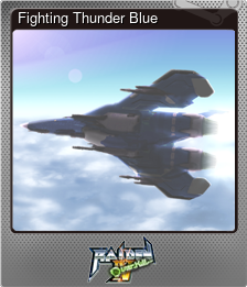 Series 1 - Card 7 of 9 - Fighting Thunder Blue