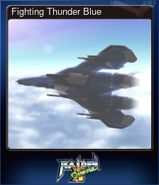 Series 1 - Card 7 of 9 - Fighting Thunder Blue