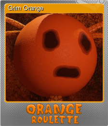 Series 1 - Card 8 of 9 - Grim Orange