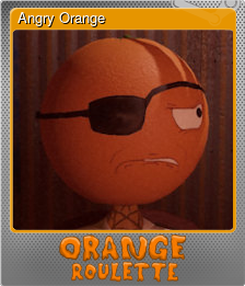Series 1 - Card 2 of 9 - Angry Orange