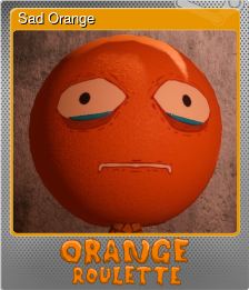 Series 1 - Card 4 of 9 - Sad Orange