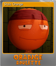 Series 1 - Card 6 of 9 - Stoic Orange