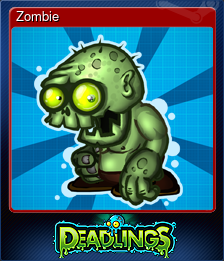 Series 1 - Card 6 of 6 - Zombie