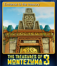 Series 1 - Card 2 of 5 - Entrance to the treasury