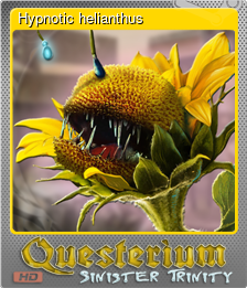 Series 1 - Card 4 of 5 - Hypnotic helianthus