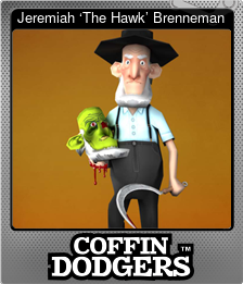 Series 1 - Card 2 of 8 - Jeremiah ‘The Hawk’ Brenneman