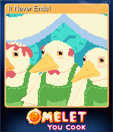 Series 1 - Card 5 of 8 - It Never Ends!