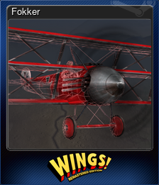 Series 1 - Card 3 of 6 - Fokker