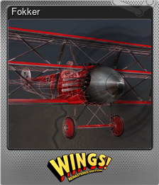 Series 1 - Card 3 of 6 - Fokker