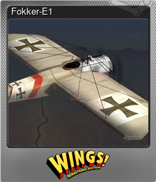 Series 1 - Card 5 of 6 - Fokker-E1