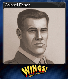 Series 1 - Card 6 of 6 - Colonel Farrah