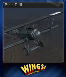 Series 1 - Card 2 of 6 - Pfalz D.III
