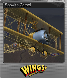 Series 1 - Card 1 of 6 - Sopwith Camel