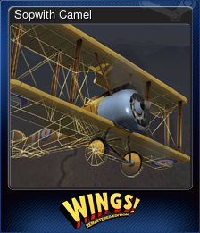 Series 1 - Card 1 of 6 - Sopwith Camel