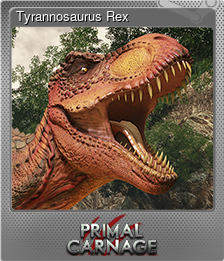 Series 1 - Card 7 of 7 - Tyrannosaurus Rex