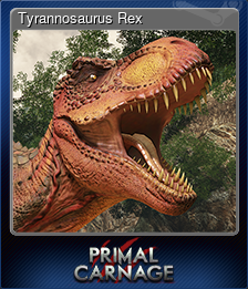 Series 1 - Card 7 of 7 - Tyrannosaurus Rex