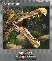 Series 1 - Card 6 of 7 - Spinosaurus