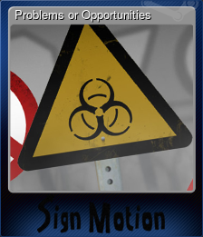 Series 1 - Card 4 of 6 - Problems or Opportunities