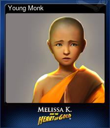 Series 1 - Card 3 of 6 - Young Monk