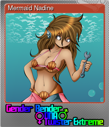 Series 1 - Card 3 of 6 - Mermaid Nadine