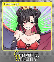 Series 1 - Card 3 of 7 - Demon-girl