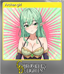 Series 1 - Card 5 of 7 - Archer-girl