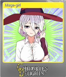 Series 1 - Card 2 of 7 - Mage-girl