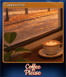 Series 1 - Card 4 of 5 - Cappuccino