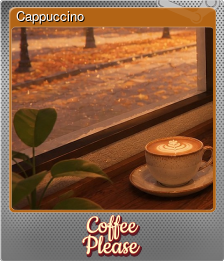 Series 1 - Card 4 of 5 - Cappuccino