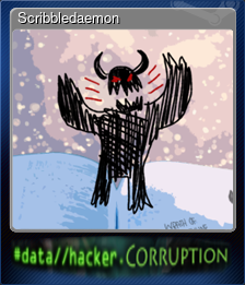 Series 1 - Card 4 of 5 - Scribbledaemon