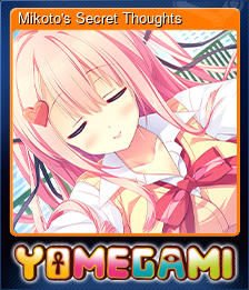 Series 1 - Card 3 of 8 - Mikoto's Secret Thoughts