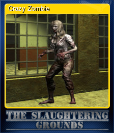 Series 1 - Card 2 of 5 - Crazy Zombie