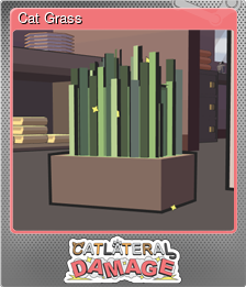 Series 1 - Card 3 of 7 - Cat Grass