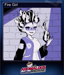 Series 1 - Card 4 of 10 - Fire Girl