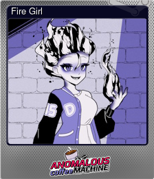 Series 1 - Card 4 of 10 - Fire Girl