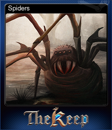 Series 1 - Card 7 of 9 - Spiders