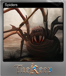 Series 1 - Card 7 of 9 - Spiders