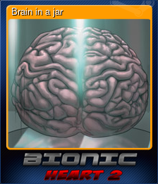 Series 1 - Card 5 of 5 - Brain in a jar