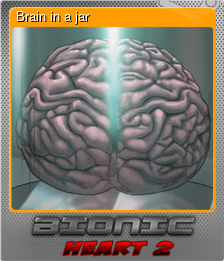 Series 1 - Card 5 of 5 - Brain in a jar