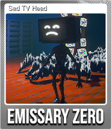 Series 1 - Card 6 of 10 - Sad TV Head