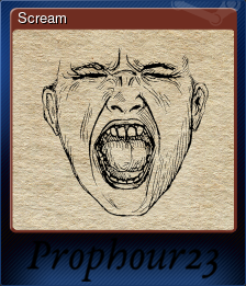 Series 1 - Card 1 of 6 - Scream