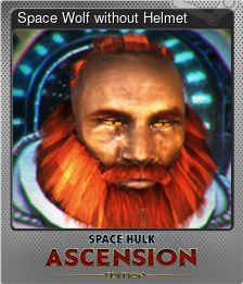 Series 1 - Card 3 of 6 - Space Wolf without Helmet