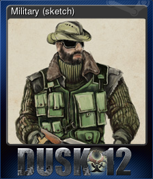 Series 1 - Card 3 of 5 - Military (sketch)