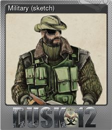Series 1 - Card 3 of 5 - Military (sketch)