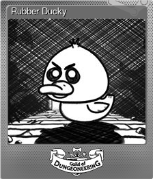 Series 1 - Card 1 of 8 - Rubber Ducky
