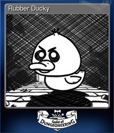 Series 1 - Card 1 of 8 - Rubber Ducky