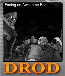 Series 1 - Card 5 of 6 - Facing an Awesome Foe